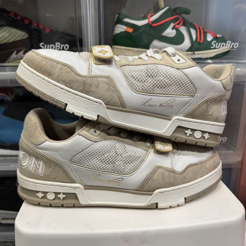 Louis Vuitton Louis Vuitton Trainer Low Top Fashion Sneakers 0079 Size US 9.5 / EU 42-43 - 6 Thumbnail