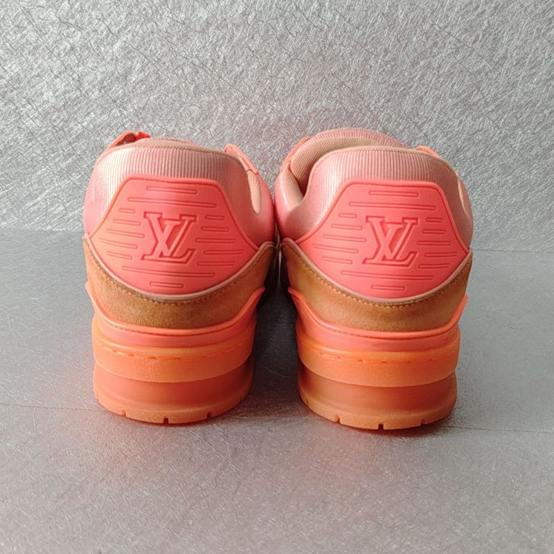 Louis Vuitton Virgil Abloh x Louis Vuitton Orange Trainers for Men 0079 Size US 9.5 / EU 42-43 - 3 Thumbnail