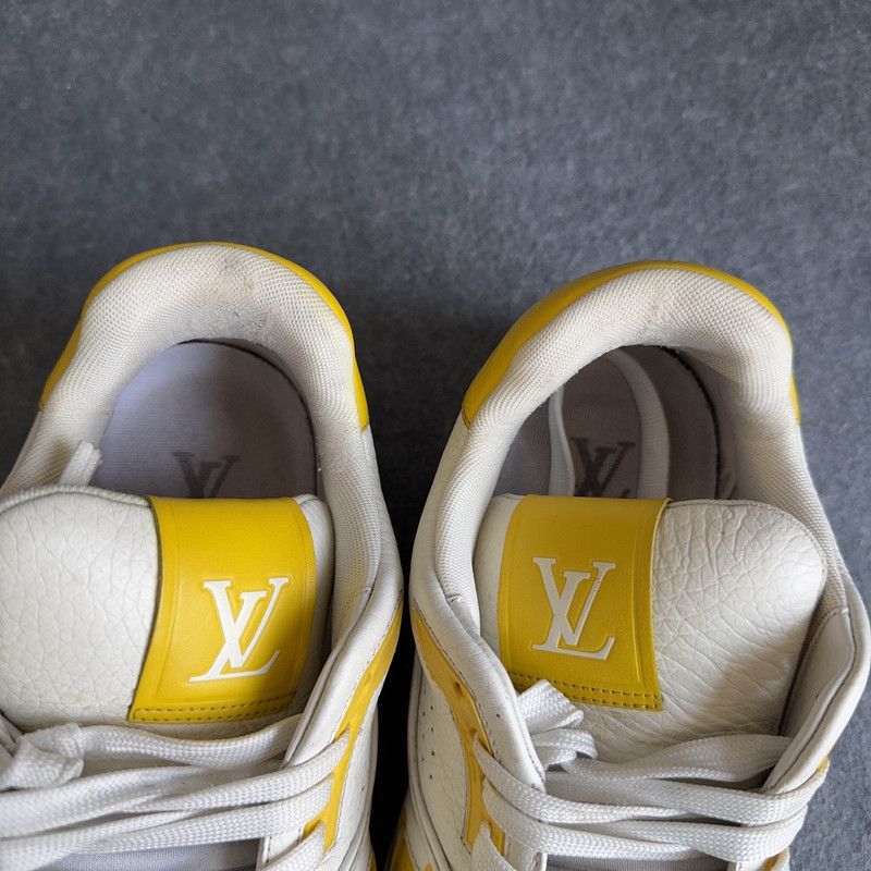 Louis Vuitton Yayoi Kusama x Louis Vuitton White Yellow Trainers 0079 Size US 8 / EU 41 - 8 Thumbnail