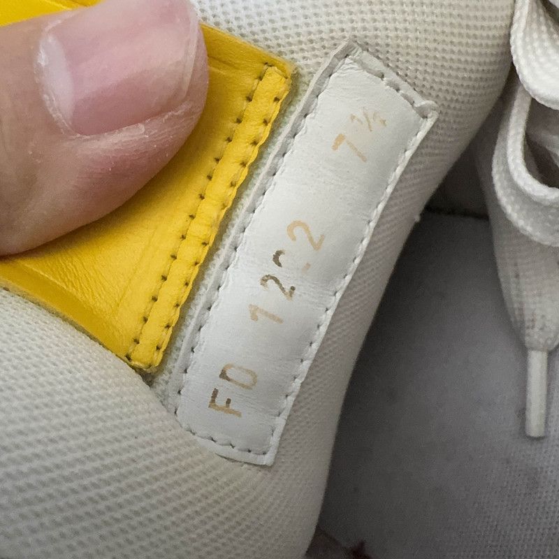 Louis Vuitton Yayoi Kusama x Louis Vuitton White Yellow Trainers 0079 Size US 8 / EU 41 - 5 Thumbnail