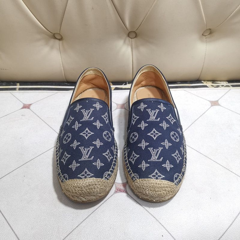 Louis Vuitton Louis Vuitton Casual Blue Espadrilles for Men 0079 Size US 9 / EU 42 - 2 Thumbnail
