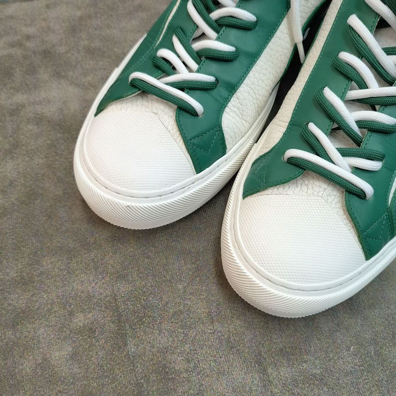 Louis Vuitton Louis Vuitton Tattoo Casual Sneakers in White and Green 0079 Size US 10.5 / EU 43-44 - 9 Thumbnail
