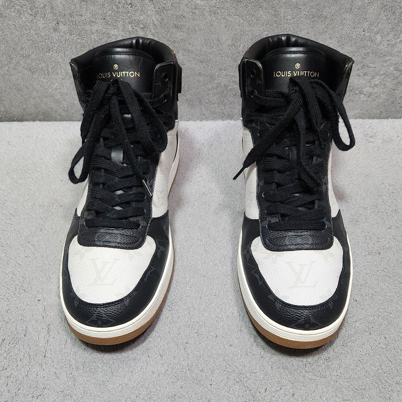 Louis Vuitton Louis Vuitton Rivoli High-Top Fashion Sneakers 0079 Size US 8 / EU 41 - 2 Thumbnail