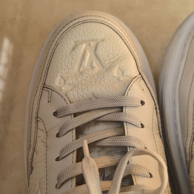 Louis Vuitton Louis Vuitton Beverly Hills Leather Sneakers in White 0079 Size US 9 / EU 42 - 8 Thumbnail