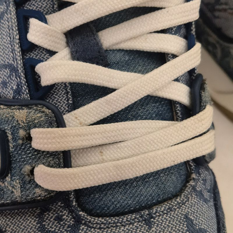 Louis Vuitton Louis Vuitton Blue Trainer Sneakers 0079 Size US 8 / EU 41 - 6 Thumbnail