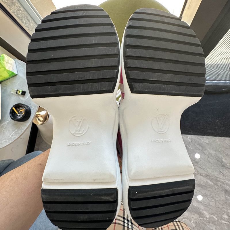 Louis Vuitton Louis Vuitton Archlight Sneakers in White and Purple 0079 Size US 5.5 / EU 38 - 4 Thumbnail