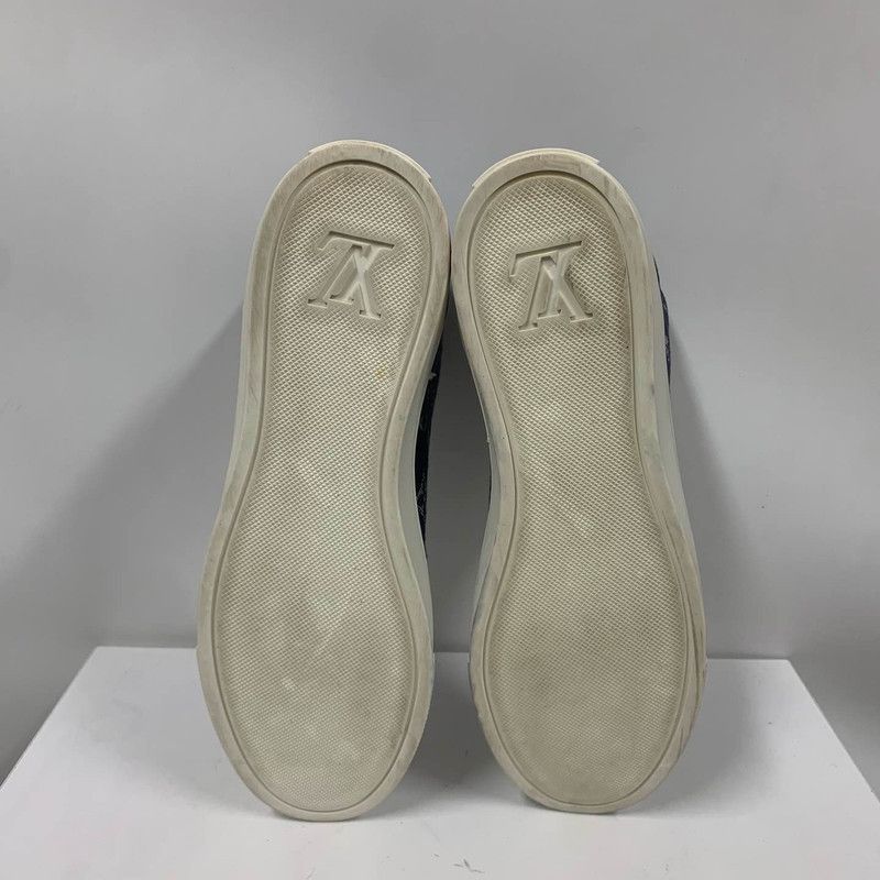 Louis Vuitton Louis Vuitton Classic Denim Lace-Up Sneakers 0079 Size US 8 / EU 41 - 4 Thumbnail
