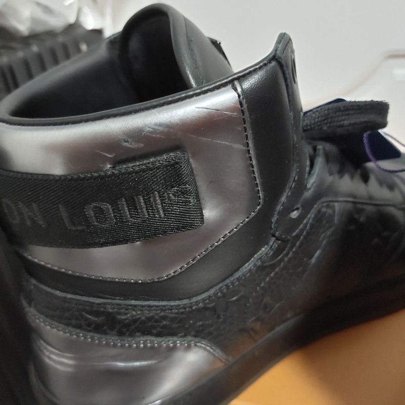 Louis Vuitton Louis Vuitton Rivoli High-Top Casual Sneakers in Black 0079 Size US 9.5 / EU 42-43 - 8 Thumbnail