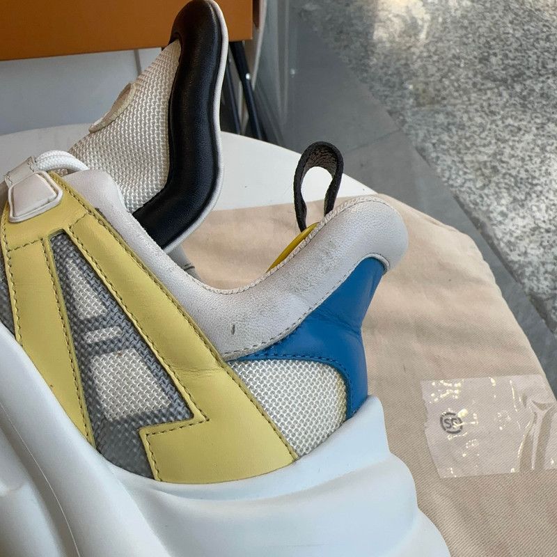 Louis Vuitton Louis Vuitton Archlight Wave Sneakers in Blue White Yellow 0079 Size US 7.5 / EU 40-41 - 7 Thumbnail