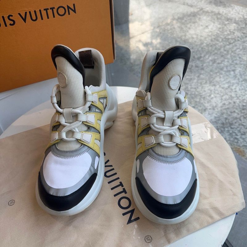 Louis Vuitton Louis Vuitton Archlight Wave Sneakers in Blue White Yellow 0079 Size US 7.5 / EU 40-41 - 2 Thumbnail