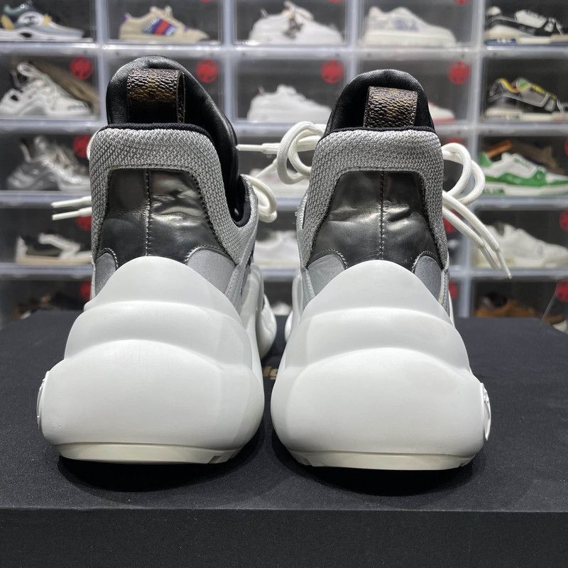 Louis Vuitton Louis Vuitton Silver Gray Dad Sneakers 0079 Size US 5.5 / EU 38 - 3 Thumbnail