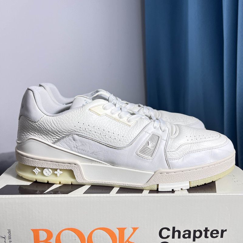 Louis Vuitton Louis Vuitton Trainer Low Top Fashion Sneakers 0079 Size US 10.5 / EU 43-44 - 15 Thumbnail