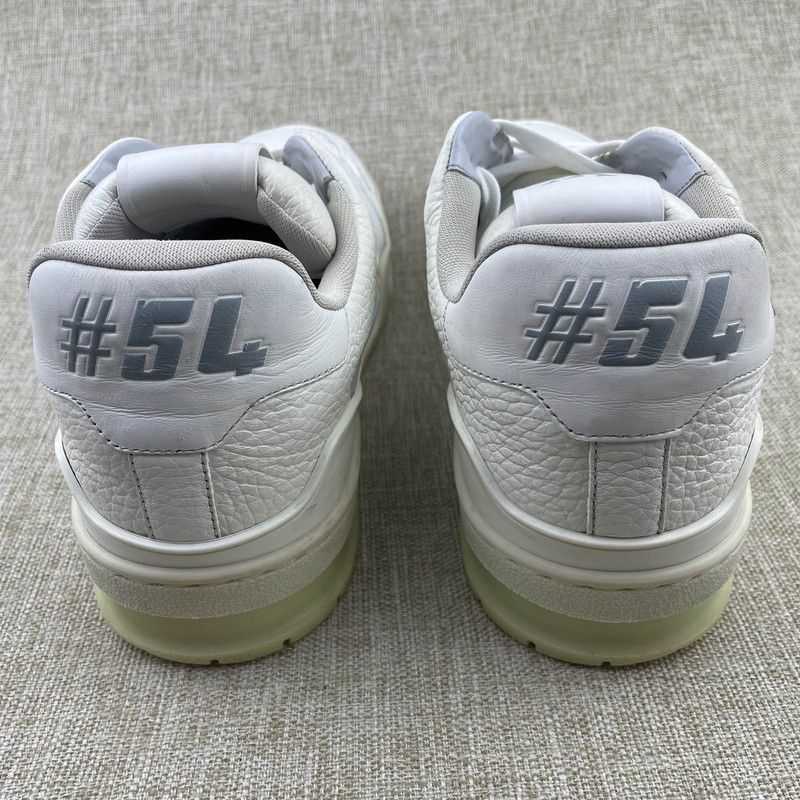 Louis Vuitton White Cement Low Top Sneakers 0079