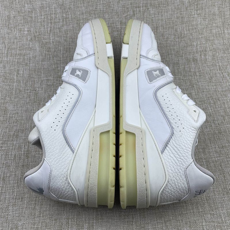 Louis Vuitton White Cement Low Top Sneakers 0079