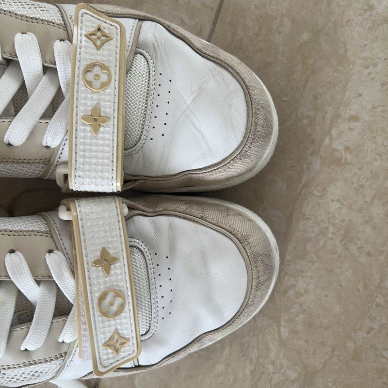 Louis Vuitton Louis Vuitton Trainer Beige Low-top Sneakers 0079 Size US 7.5 / EU 40-41 - 10 Thumbnail