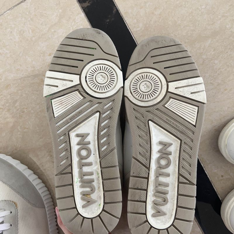 Louis Vuitton Louis Vuitton Trainer Beige Low-top Sneakers 0079 Size US 7.5 / EU 40-41 - 4 Thumbnail