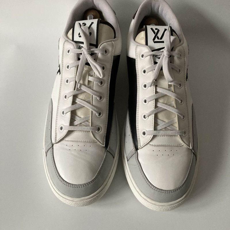 Louis Vuitton Louis Vuitton Charlie White Low-Top Sneakers 0079 Size US 12 / EU 45 - 2 Thumbnail