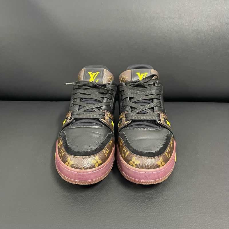 Louis Vuitton Louis Vuitton Trainer Casual Sneakers in Lakers Colors 0079 Size US 8.5 / EU 41-42 - 2 Thumbnail