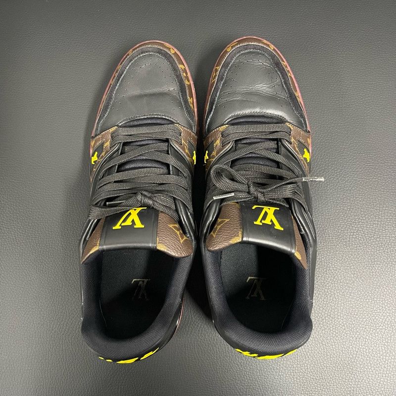Louis Vuitton Louis Vuitton Trainer Casual Sneakers in Lakers Colors 0079 Size US 8.5 / EU 41-42 - 5 Thumbnail