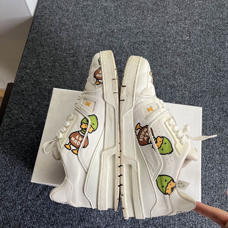 Louis Vuitton Nigo x Louis Vuitton Trainer Casual Sneakers 0079 Size US 9.5 / EU 42-43 - 9 Thumbnail