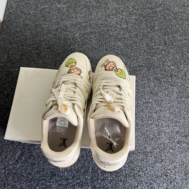 Louis Vuitton Nigo x Louis Vuitton Trainer Casual Sneakers 0079 Size US 9.5 / EU 42-43 - 6 Thumbnail