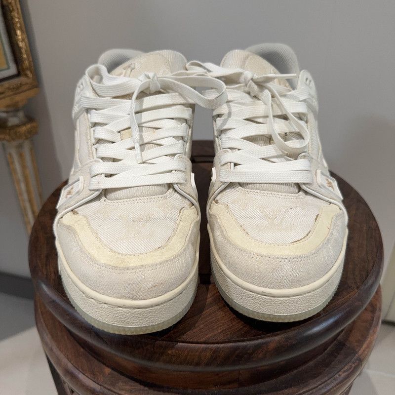 Louis Vuitton Louis Vuitton Classic Logo Trainer Fashion Sneakers 0079 Size US 8.5 / EU 41-42 - 2 Thumbnail