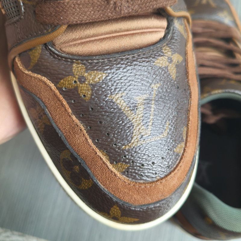 Louis Vuitton Louis Vuitton Brown Low-Top Trainer Sneakers 0079 Size US 7 / EU 40 - 6 Thumbnail