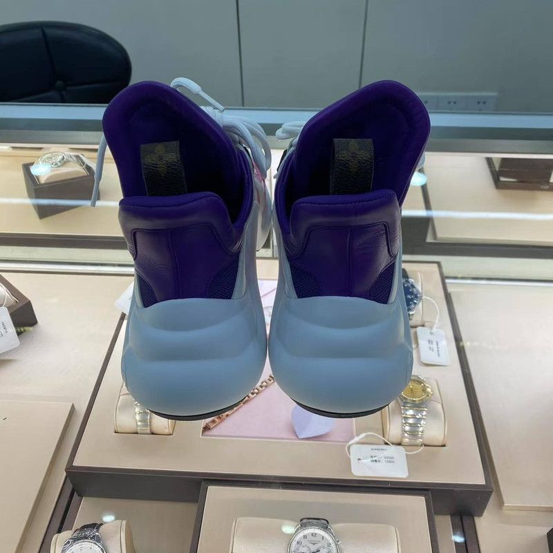 Louis Vuitton Louis Vuitton Archlight Sneakers in White Purple Pink 0079 Size US 5.5 / EU 38 - 3 Thumbnail