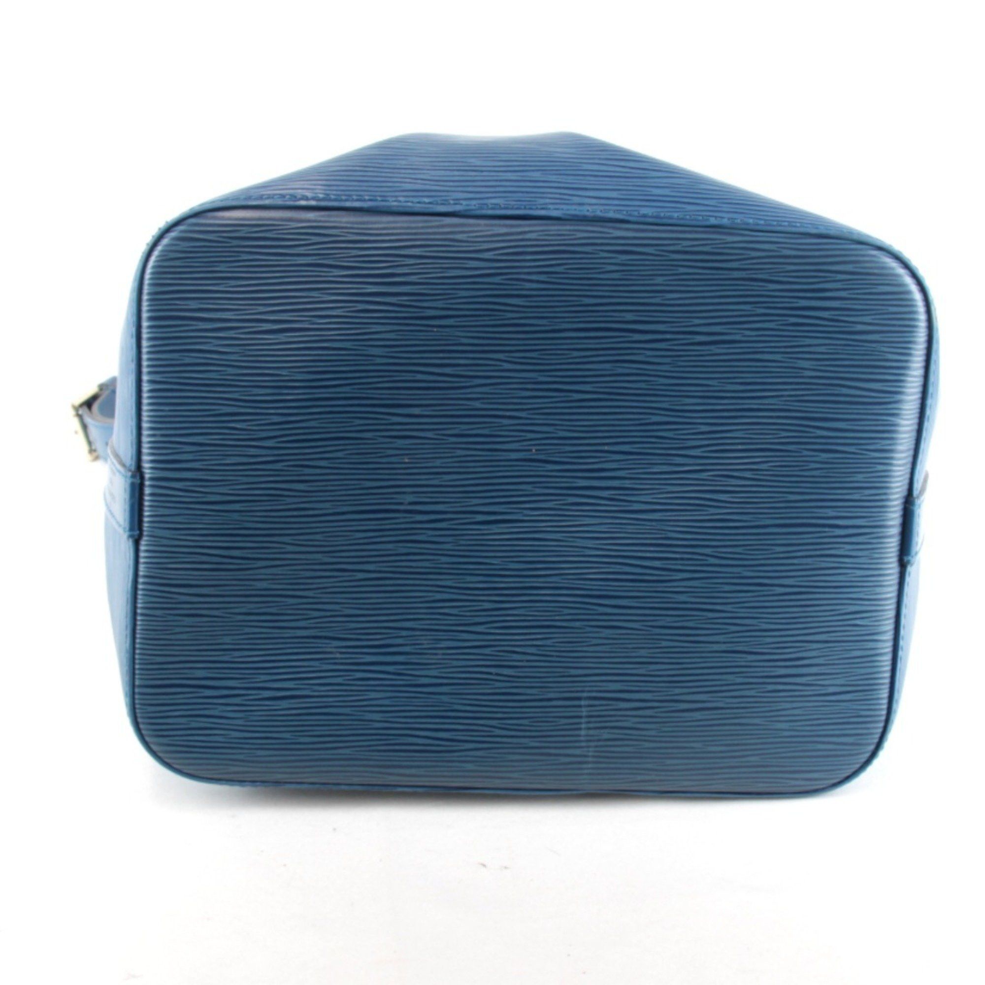 Louis Vuitton LOUIS VUITTON Petit Noe M44105 Shoulder Bag in Epi Leather, Blue, Women's Size ONE SIZE - 5 Thumbnail
