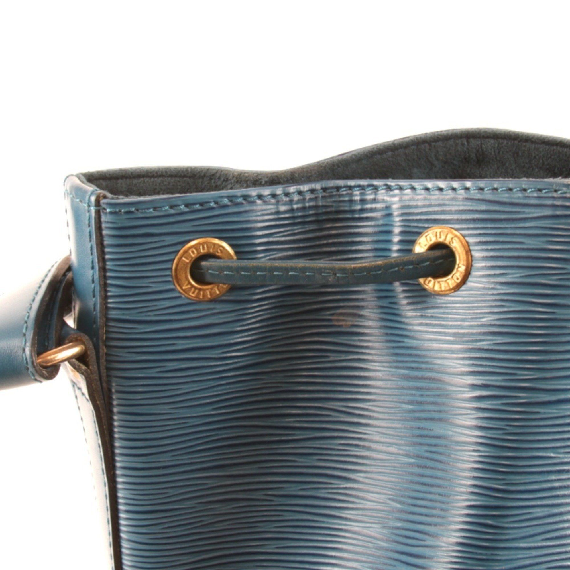 Louis Vuitton LOUIS VUITTON Petit Noe M44105 Shoulder Bag in Epi Leather, Blue, Women's Size ONE SIZE - 10 Thumbnail