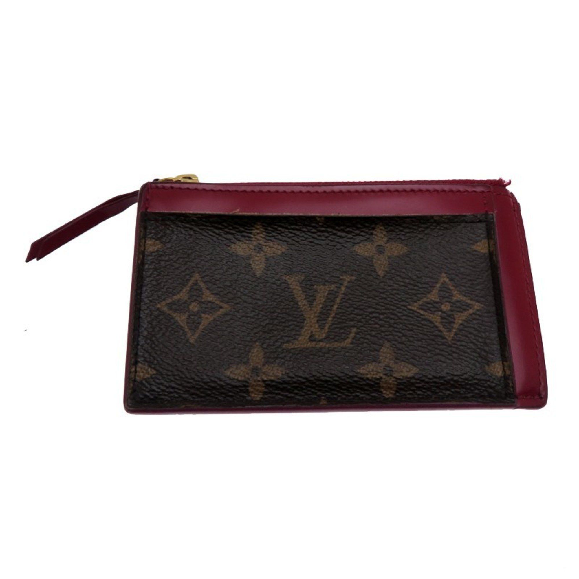 Louis Vuitton Louis Vuitton Porte Carte Zip Women's Card Case M67889 Monogram Fuchsia Size ONE SIZE - 2 Thumbnail