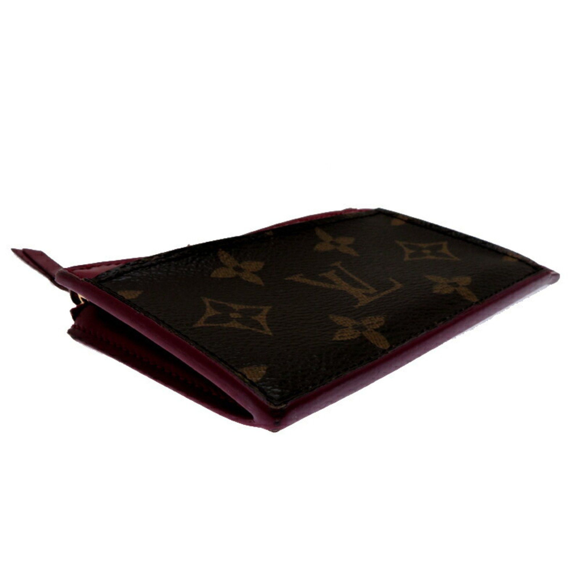 Louis Vuitton Louis Vuitton Porte Carte Zip Women's Card Case M67889 Monogram Fuchsia Size ONE SIZE - 3 Thumbnail