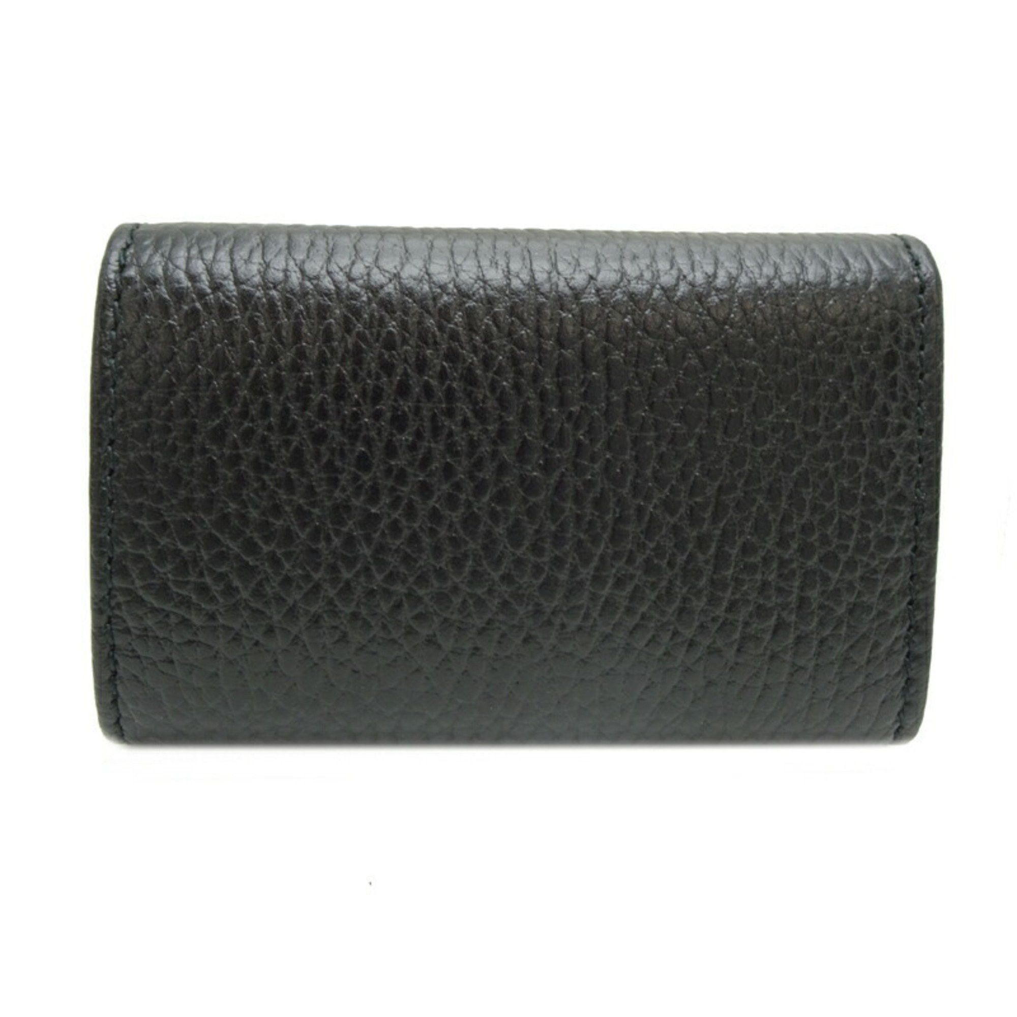 Gucci Gucci GG Marmont 6-ring women's key case 456118 in black leather Size ONE SIZE - 2 Thumbnail