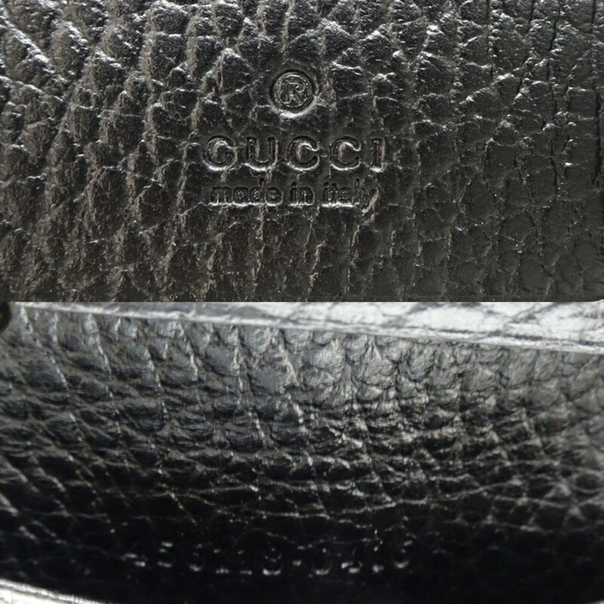 Gucci Gucci GG Marmont 6-ring women's key case 456118 in black leather Size ONE SIZE - 6 Thumbnail