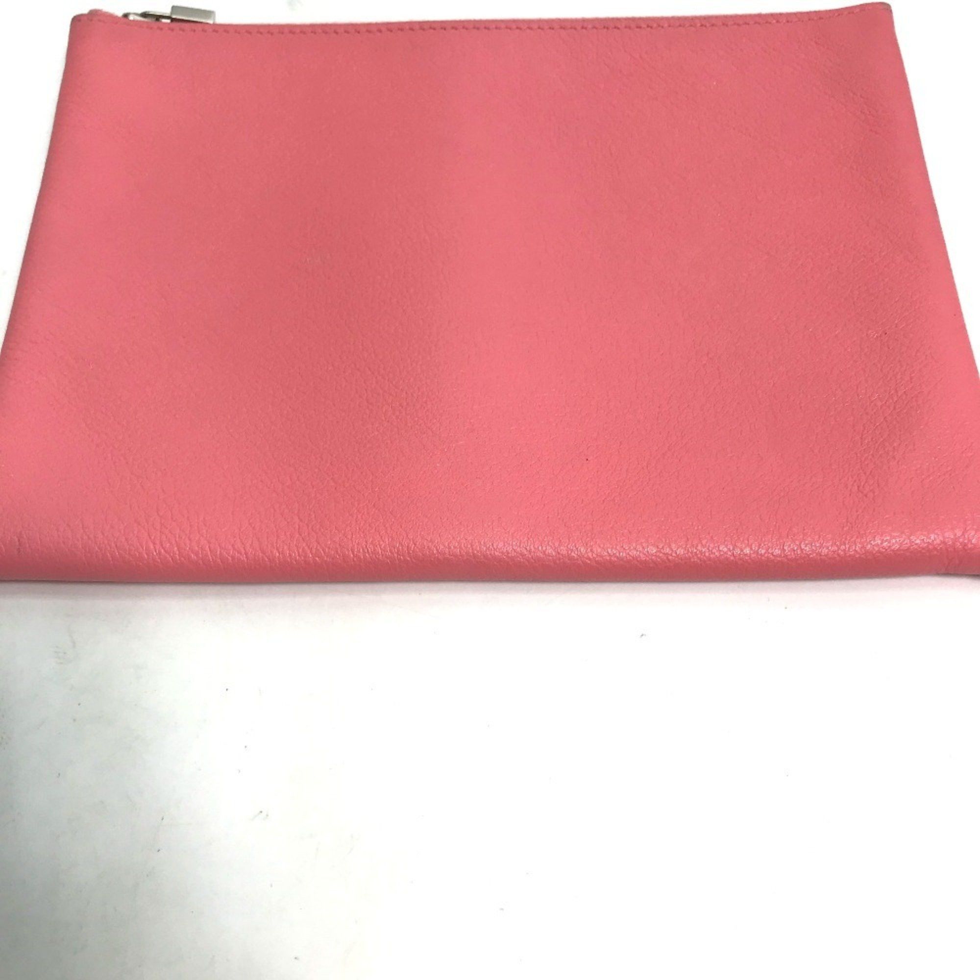 HERMES Atout GM Pouch Evercolor Women's Rose Azalee Pink