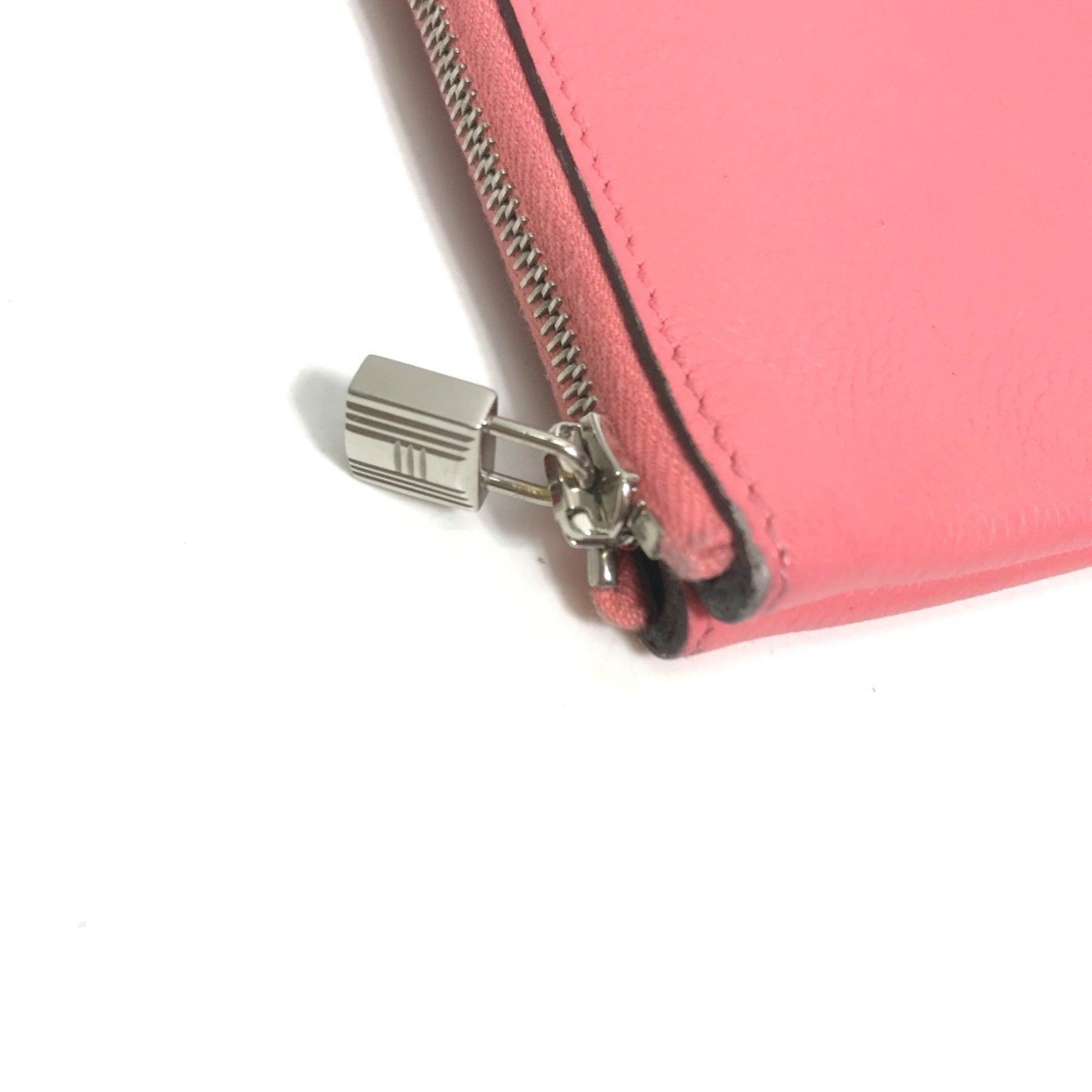 HERMES Atout GM Pouch Evercolor Women's Rose Azalee Pink