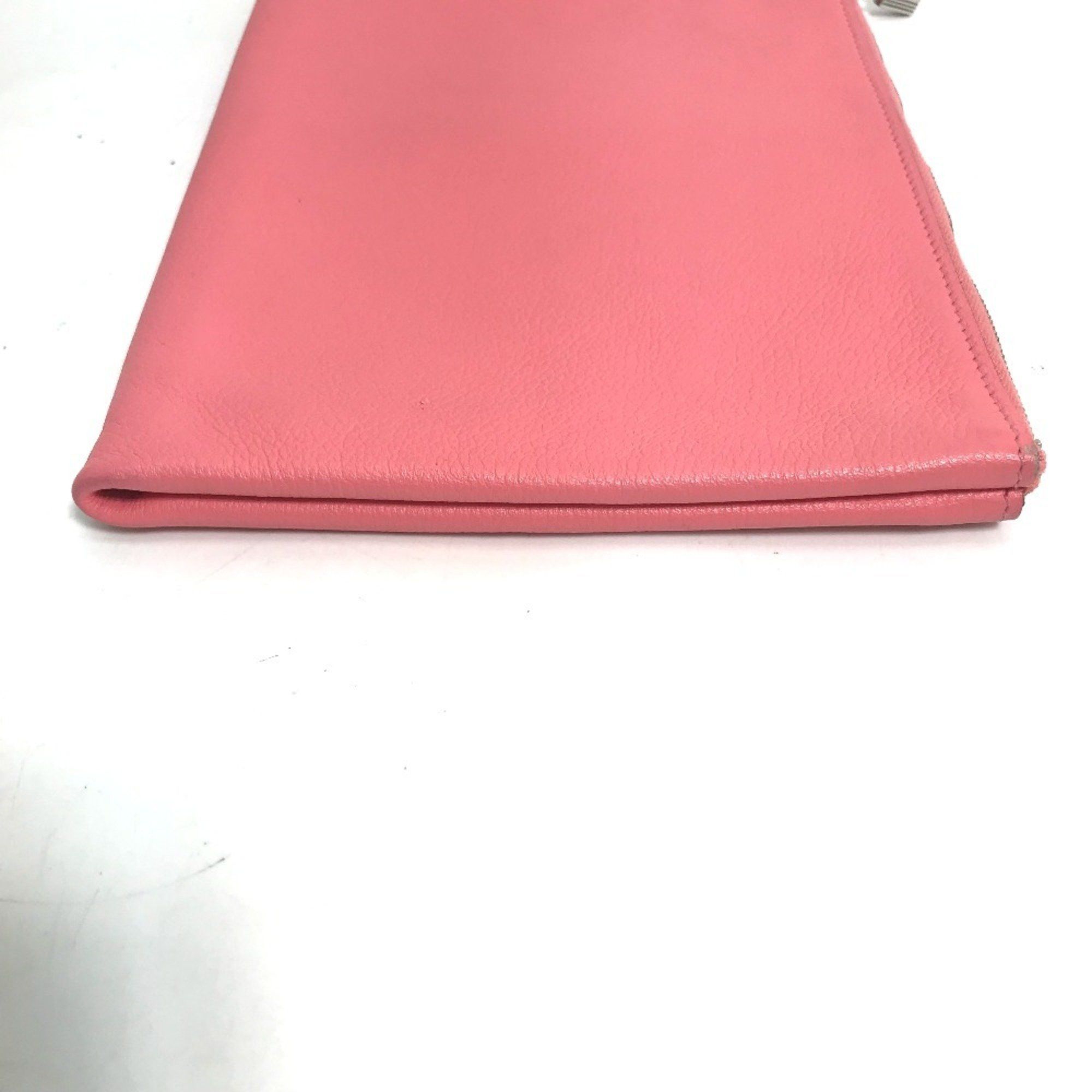HERMES Atout GM Pouch Evercolor Women's Rose Azalee Pink