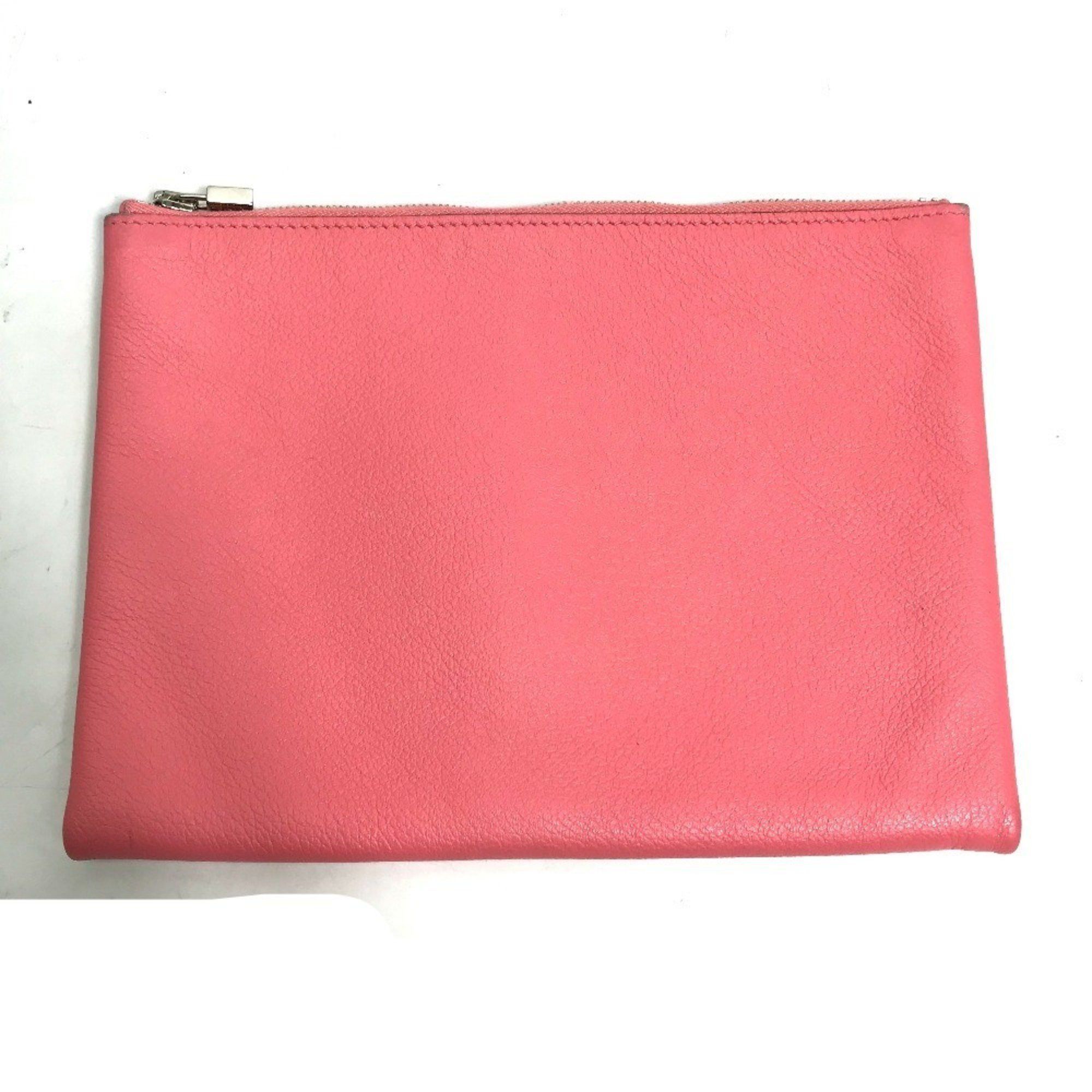 HERMES Atout GM Pouch Evercolor Women's Rose Azalee Pink