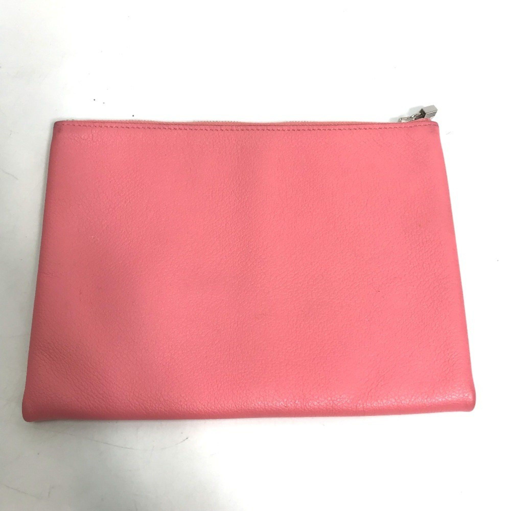 HERMES Atout GM Pouch Evercolor Women's Rose Azalee Pink