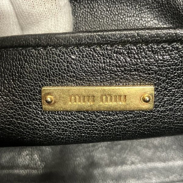 Miu Miu Miu Miu Miu Miu Biker Denim 2way Bag Denim Tote Bag RN1031 DUTY FREE for USA Size ONE SIZE - 4 Thumbnail