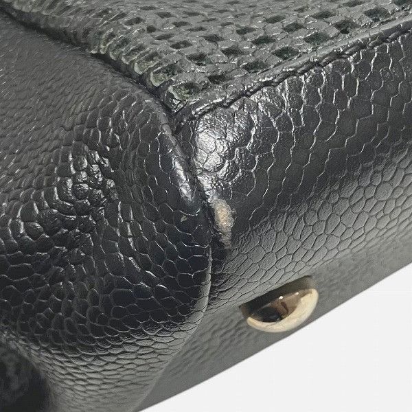 Chanel Chanel Chanel Punching Cube Caviar Skin Handbag Leather Handbag DUTY FREE for USA Size ONE SIZE - 9 Thumbnail