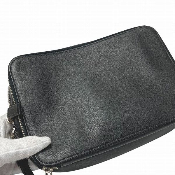 Prada Prada Prada VR0052 Vitello City Travel Pouch Clutch Bag Leather Clutch Bag VR0052 DUTY FREE for USA Size ONE SIZE - 8 Thumbnail