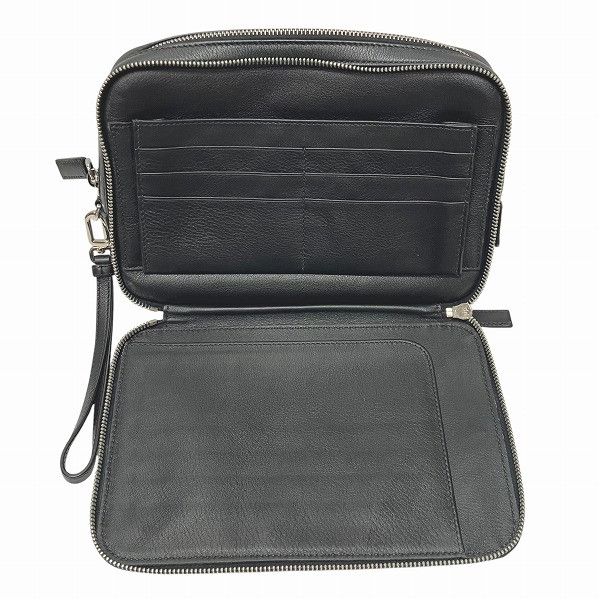 Prada Prada Prada VR0052 Vitello City Travel Pouch Clutch Bag Leather Clutch Bag VR0052 DUTY FREE for USA Size ONE SIZE - 7 Thumbnail