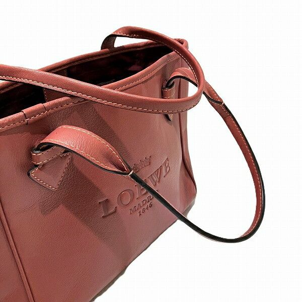Loewe Loewe Loewe Heritage Leather Tote Bag Leather Tote Bag DUTY FREE for USA Size ONE SIZE - 7 Thumbnail