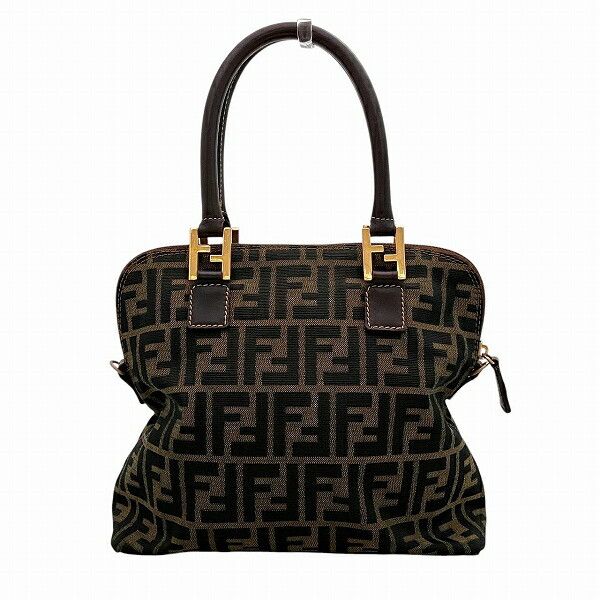 Fendi Fendi Fendi Zucca Canvas 2way Bag Canvas Shoulder Bag Size ONE SIZE - 2 Thumbnail