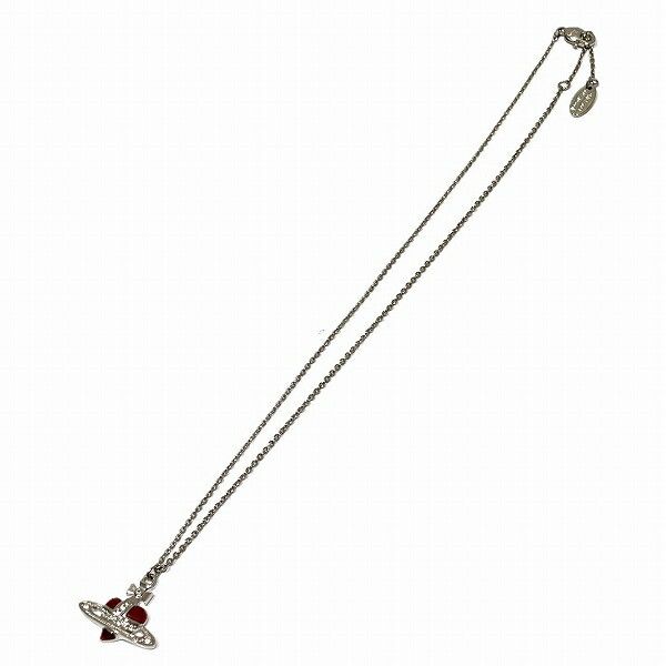 Vivienne Westwood Vivienne Westwood Vivienne Westwood Diamante Heart Necklace Metal Necklace DUTY FREE for USA Size ONE SIZE - 3 Thumbnail
