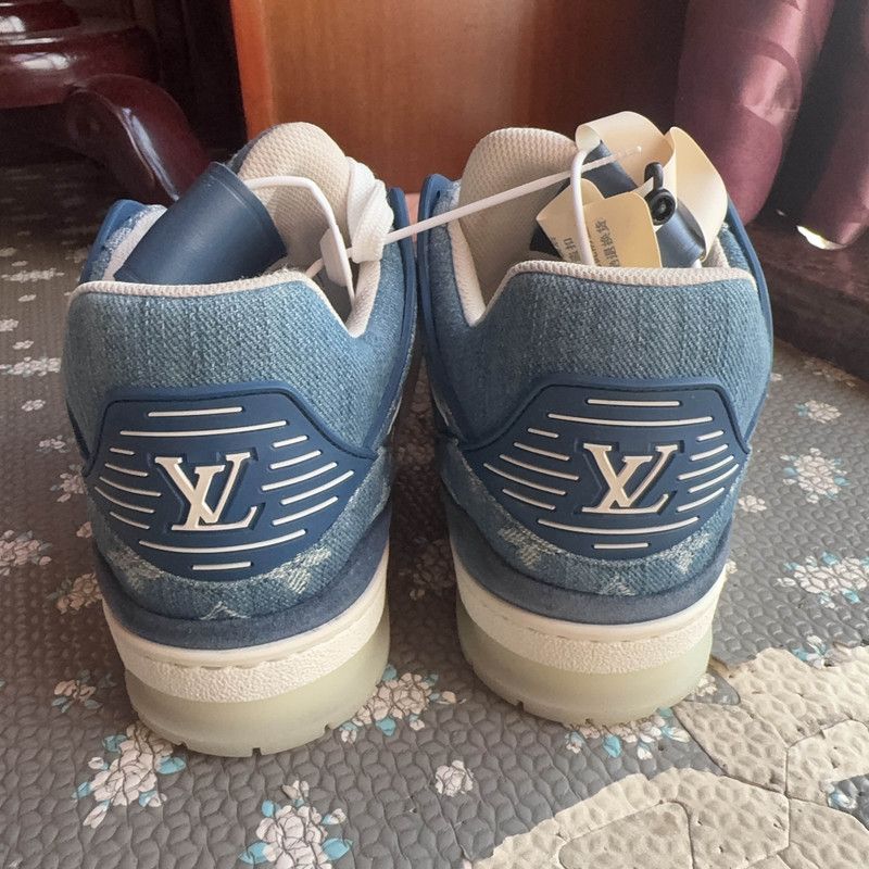 Louis Vuitton Louis Vuitton Vintage Denim Trainer Sneakers for Men 0079 Size US 8.5 / EU 41-42 - 3 Thumbnail