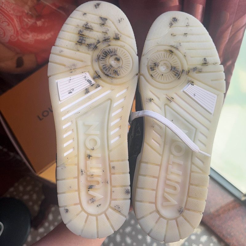 Louis Vuitton Louis Vuitton Vintage Denim Trainer Sneakers for Men 0079 Size US 8.5 / EU 41-42 - 11 Thumbnail
