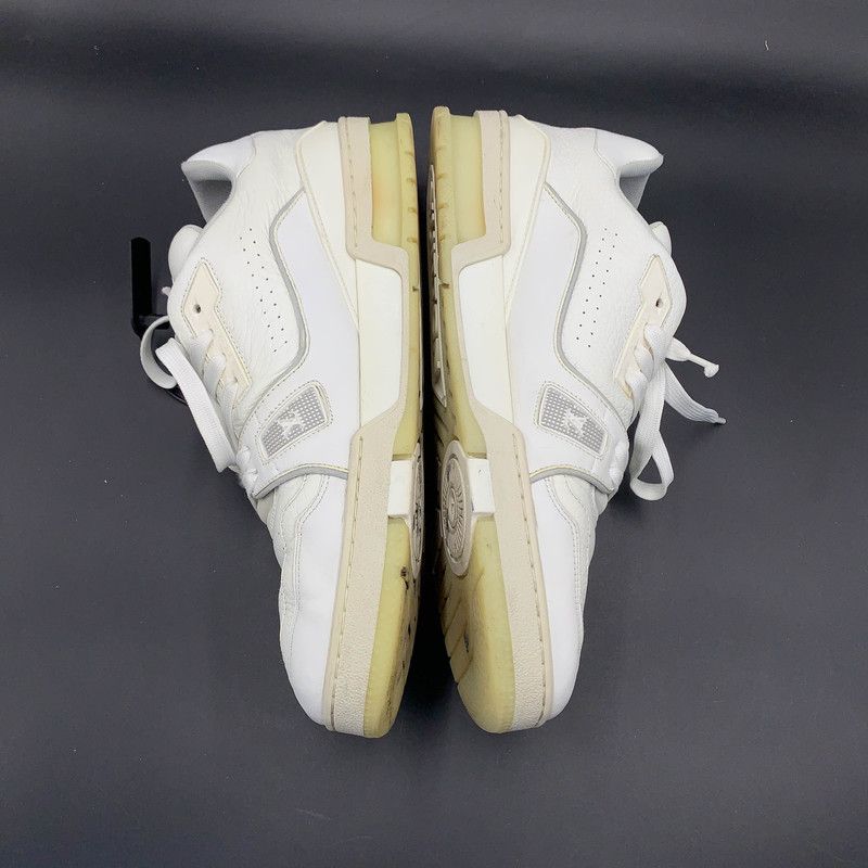 Louis Vuitton Louis Vuitton Trainer Low-Top Sneakers in White 0079 Size US 8.5 / EU 41-42 - 6 Thumbnail