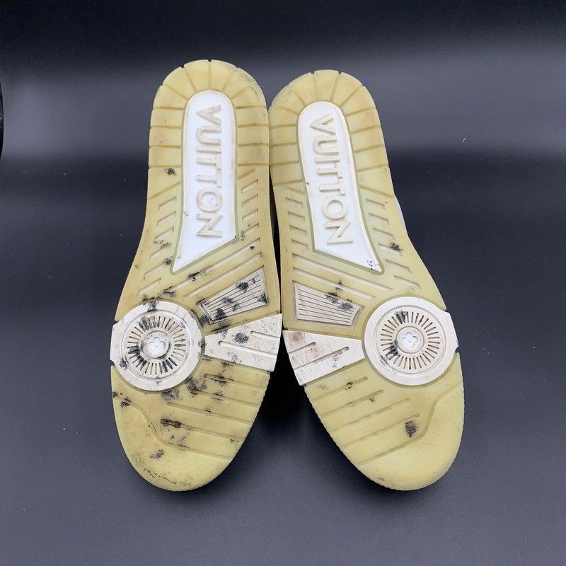 Louis Vuitton Louis Vuitton Trainer Low-Top Sneakers in White 0079 Size US 8.5 / EU 41-42 - 4 Thumbnail
